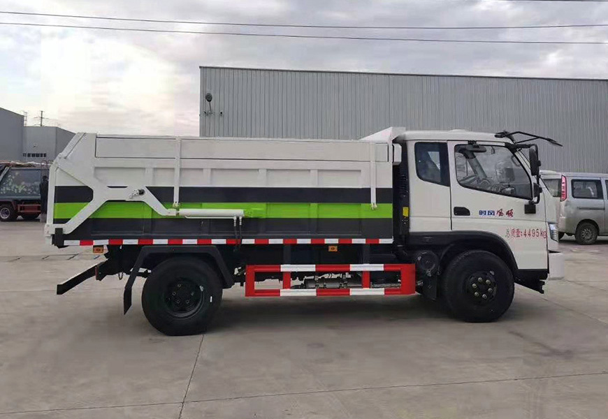 時(shí)風(fēng)壓縮對接自卸環(huán)衛(wèi)車